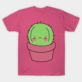 Blushing Potted Cactus T-Shirt